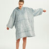 Gray wave Polka Oodie