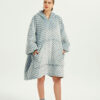 Gray wave Polka Oodie