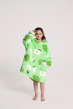 Green apple Kids Oodie