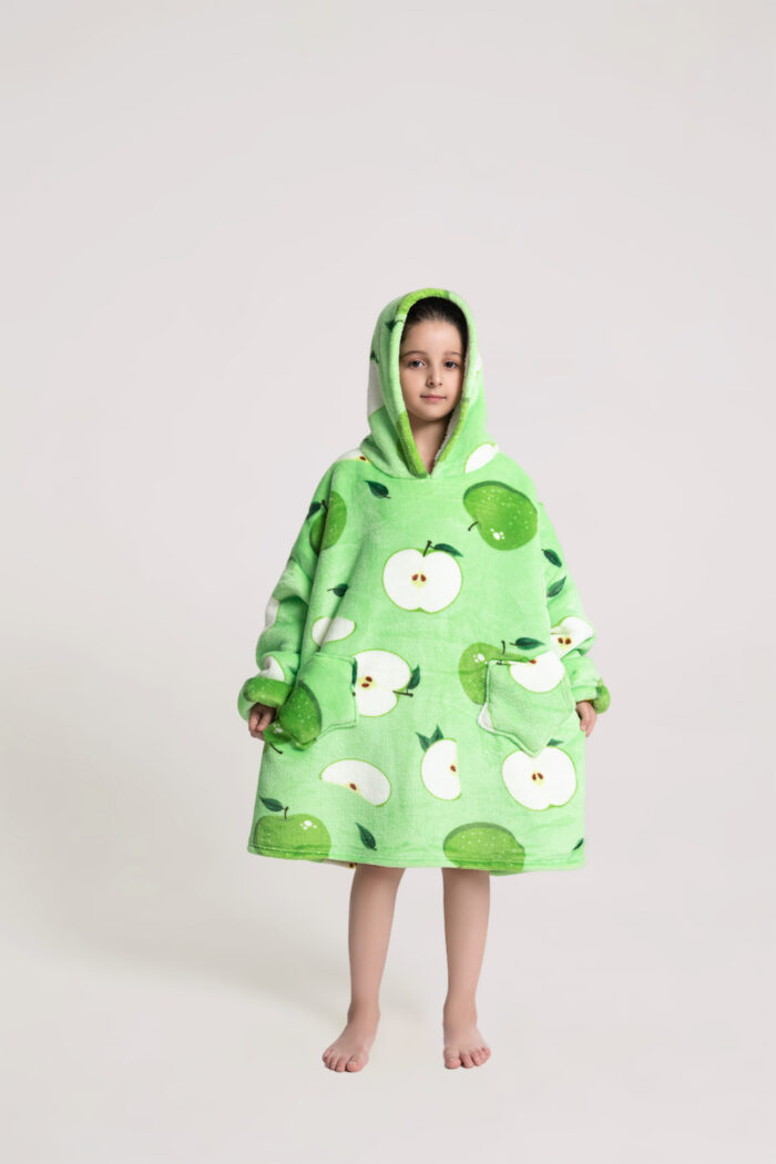 Green apple Kids Oodie