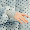Gray wave Polka Oodie