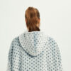 Gray wave Polka Oodie