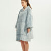 Gray wave Polka Oodie