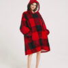 Red & Black Check Oodie