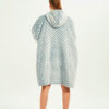 Gray wave Polka Oodie
