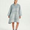 Gray wave Polka Oodie
