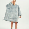 Gray wave Polka Oodie