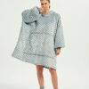 Gray wave Polka Oodie