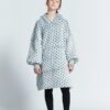 Gray Wave Polka Kids Oodie