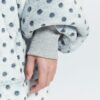 Gray Wave Polka Kids Oodie