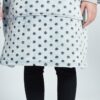 Gray Wave Polka Kids Oodie
