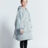 Gray Wave Polka Kids Oodie