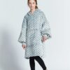 Gray Wave Polka Kids Oodie