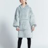 Gray Wave Polka Kids Oodie