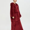 Wine Red Oodie Extra Long