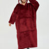 Wine Red Oodie Extra Long