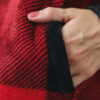Red & Black Check Oodie
